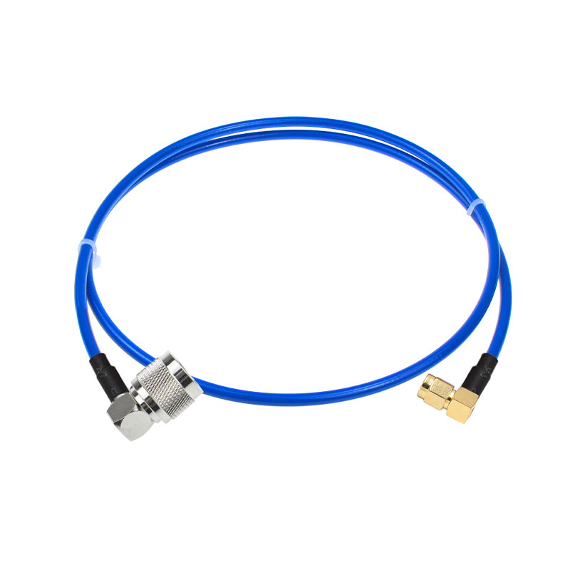 蓝色RG142-PUR特制柔软线缆 N/SMA-JJ/JK SMA-JW N公转SMA射频线 