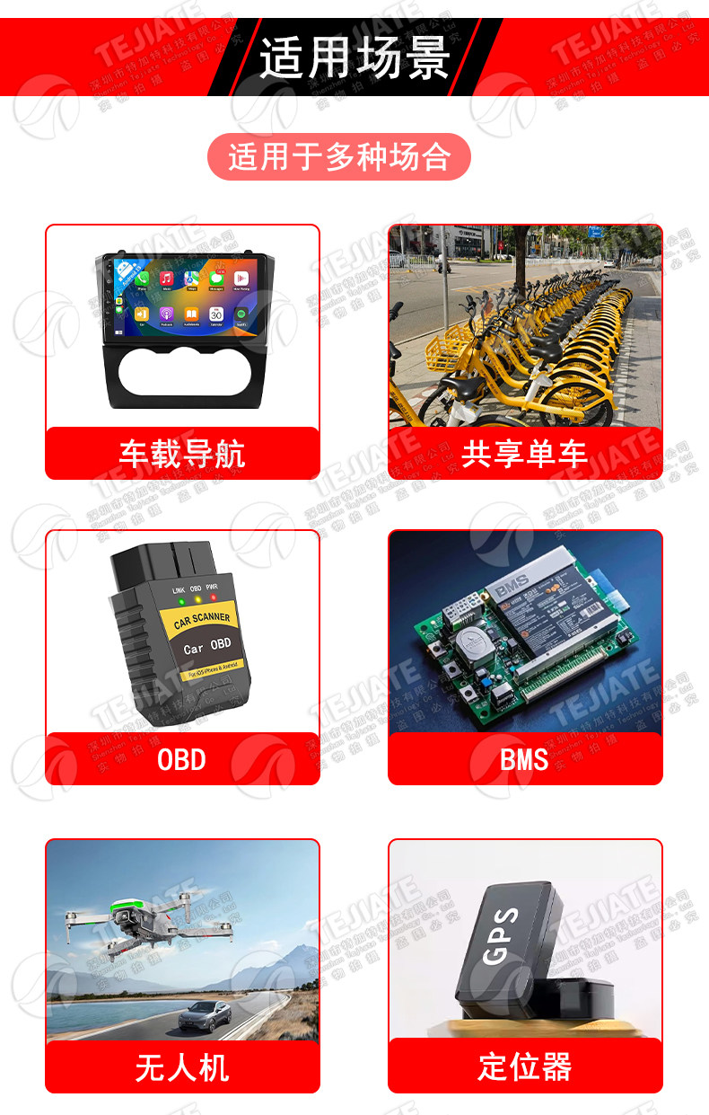 GPS北斗陶瓷贴片天线25*25/18*18 1575M定位导航双模内置无源天线