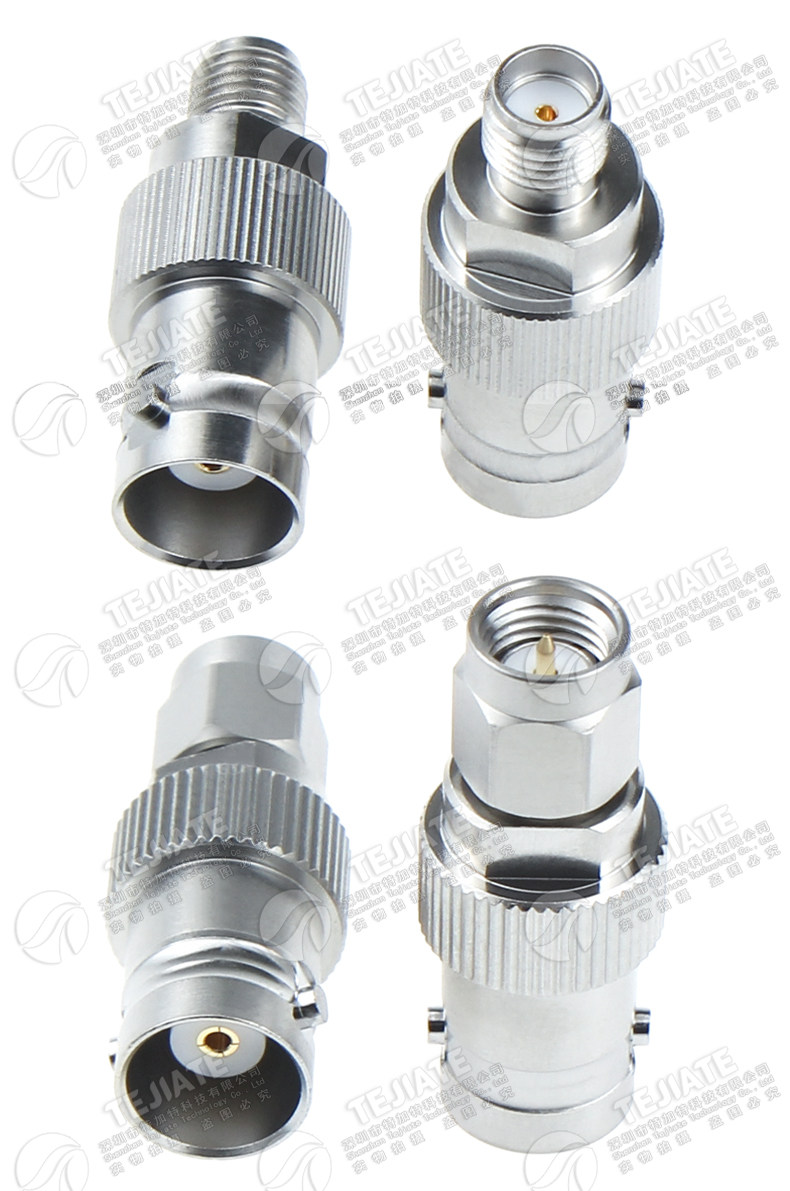 BNC公转SMA母高频转接器 BNC/SMA-JKG/JJ/KK SMA/BNC不锈钢测试头