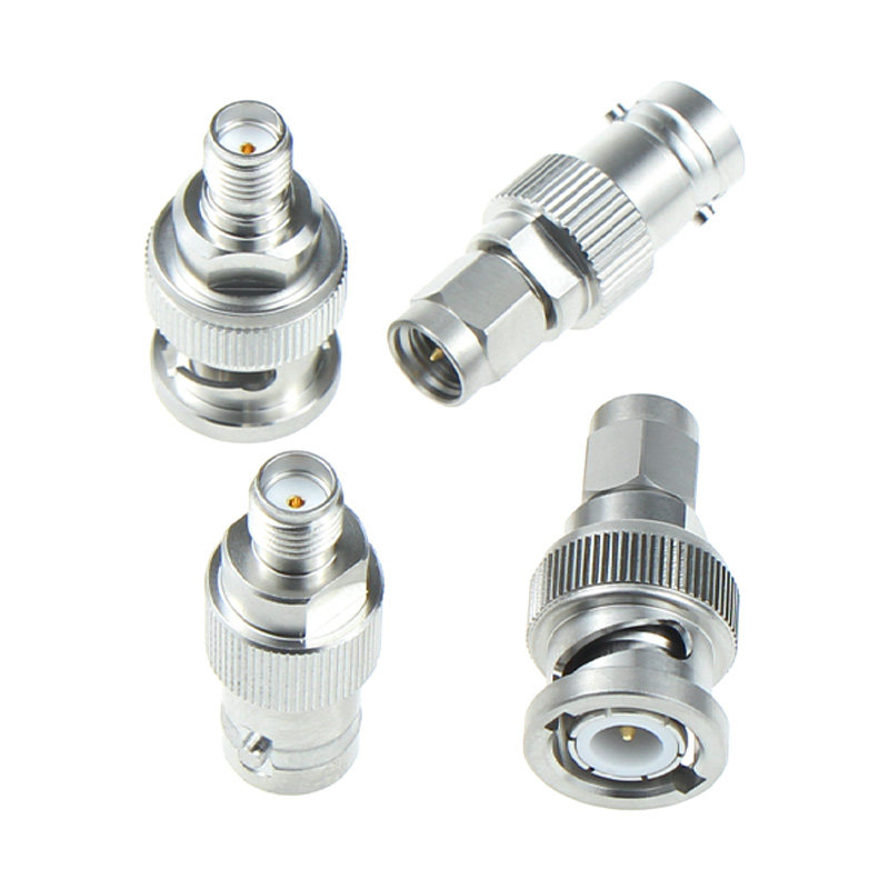 BNC公转SMA母高频转接器 BNC/SMA-JKG/JJ/KK SMA/BNC不锈钢测试头 