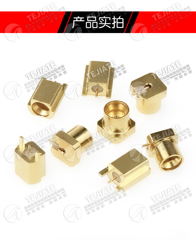 SMPM公头PCB板表贴 GPPO高频连接器 SSMP-JHD DC-65GHz Mini-SMP