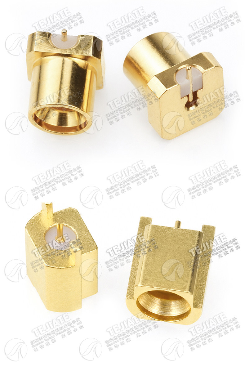 SMPM公头PCB板表贴 GPPO高频连接器 SSMP-JHD DC-65GHz Mini-SMP