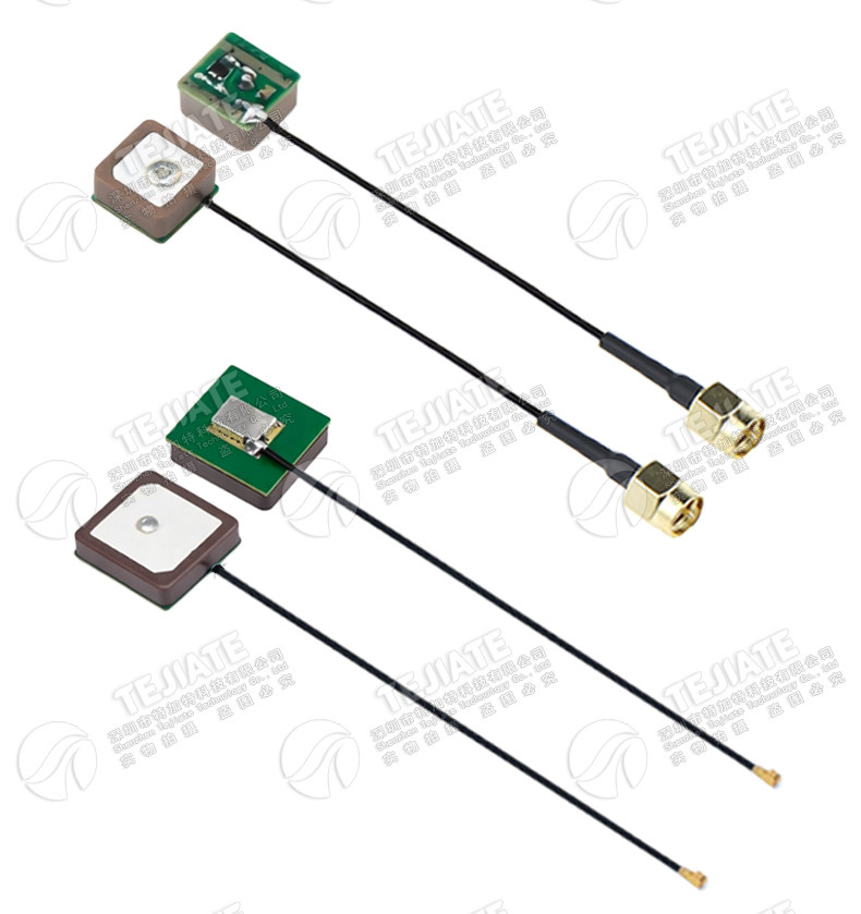 GPS北斗双模有源陶瓷天线 卫星导航信号高增益放大BD+GPS定位天线