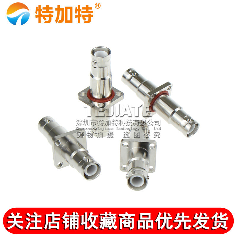 BNC高压5000V转接头 SHV-JJF SHV公转公带法兰盘防水圈 SHV-JFJ 