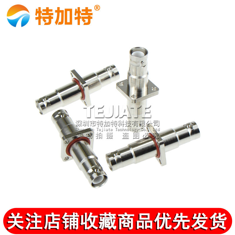 BNC高压5000V转接头 SHV-JJF SHV公转公带法兰盘防水圈 SHV-JFJ 