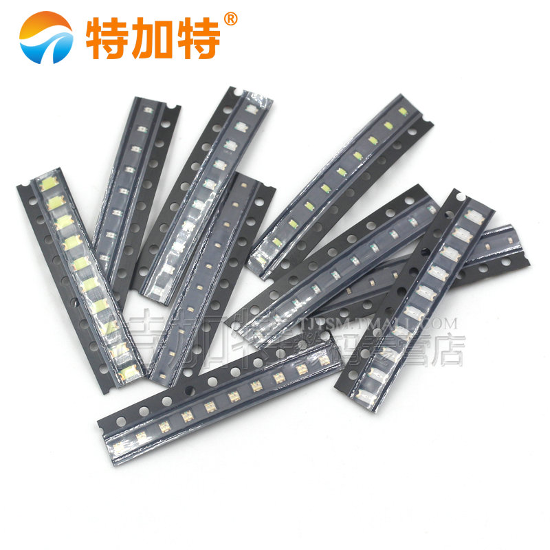 贴片LED 0402 0603 0805 1206红黄蓝绿白色灯 高亮发光二极管灯珠 