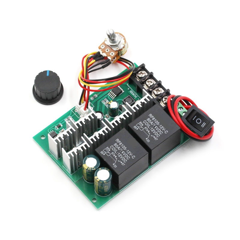 12V24V36V 40A正反转开关电机控制器模块 直流电机马达PWM调速器 