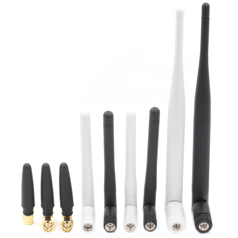 SMA胶棒天线 2.4GHZ全向高增益wifi模块天线 2.4G小辣椒折叠天线 TEJIATE/特加特