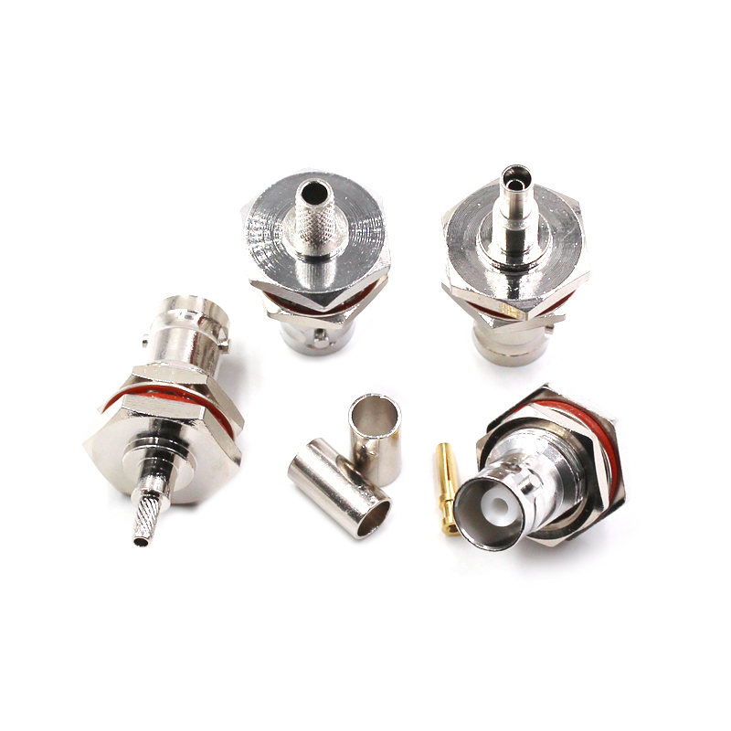 BNC-KY-1.5/-3大六角射频RF同轴连接器50欧姆Q9母头适用镀银线 TEJIATE/特加特