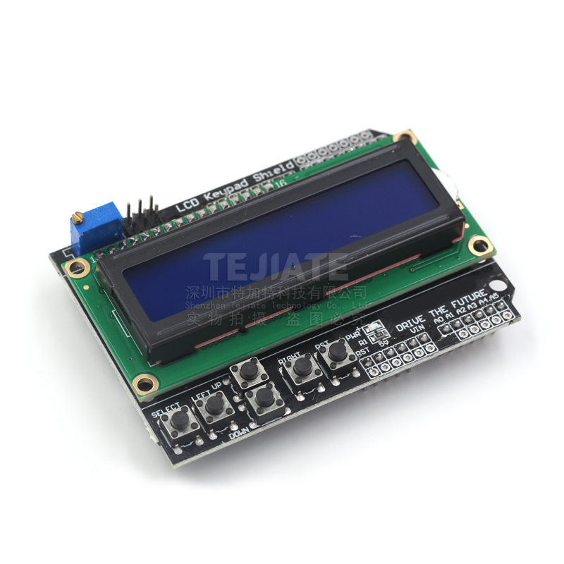 LCD1602 字符液晶屏 输入输出扩展板 Keypad Shield 兼容 R3 
