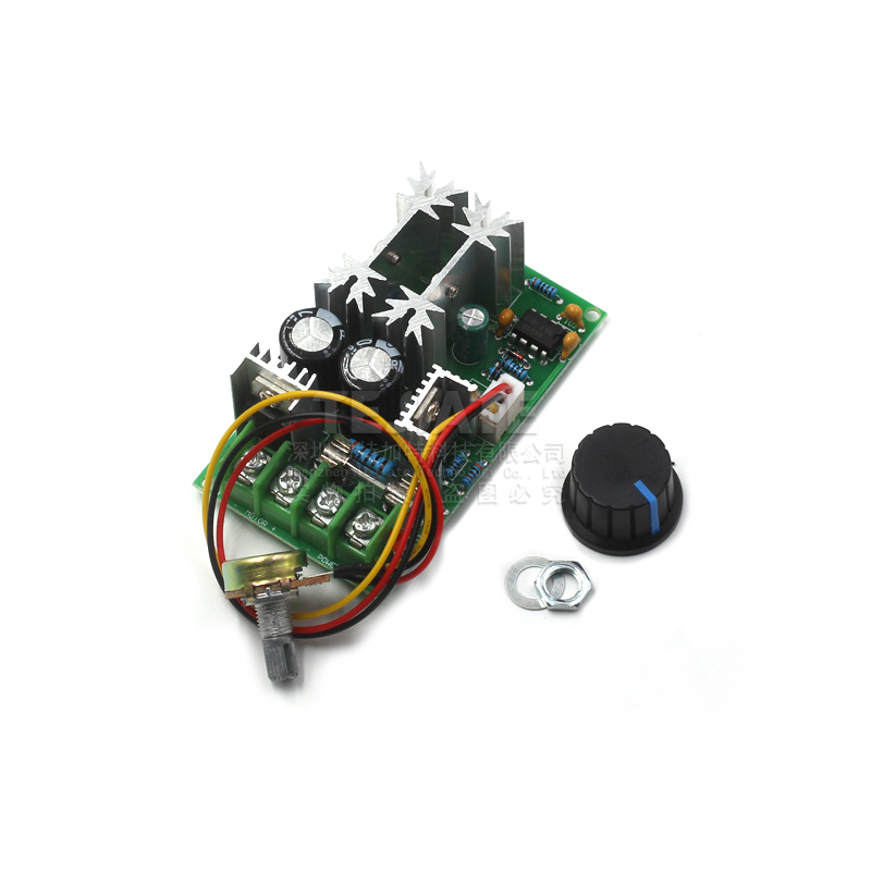 直流电机调速器12V24V36V48V大功率驱动模块PWM控制器 20A调流器 