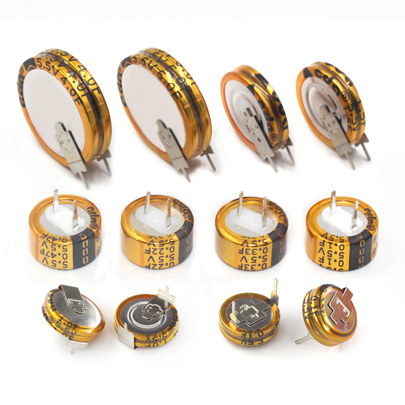 法拉电容5.5v 0.1/0.33/0.47/1.5/1.0/4.0/5.0/F C/V/H型双层电容 TEJIATE/特加特
