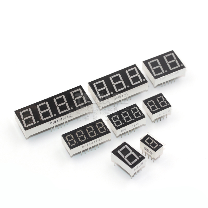 数码管0.36英寸0.56英寸1/2/3/4位共阴/共阳红色高亮数字显示 