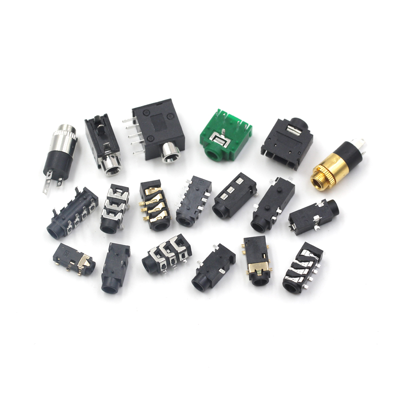 耳机插座3.5MM 音频视频母座插座3.5立体声 双声道PJ-313D 3F07 