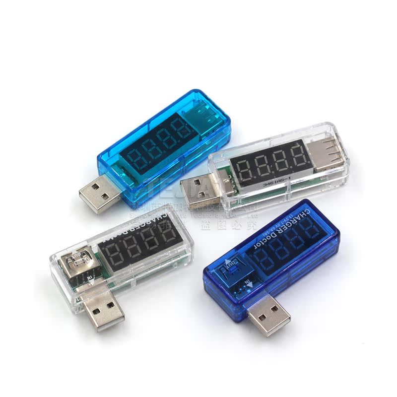 USB电压电流显示表头充电检测显示仪器充电器电流显示器接口测试 