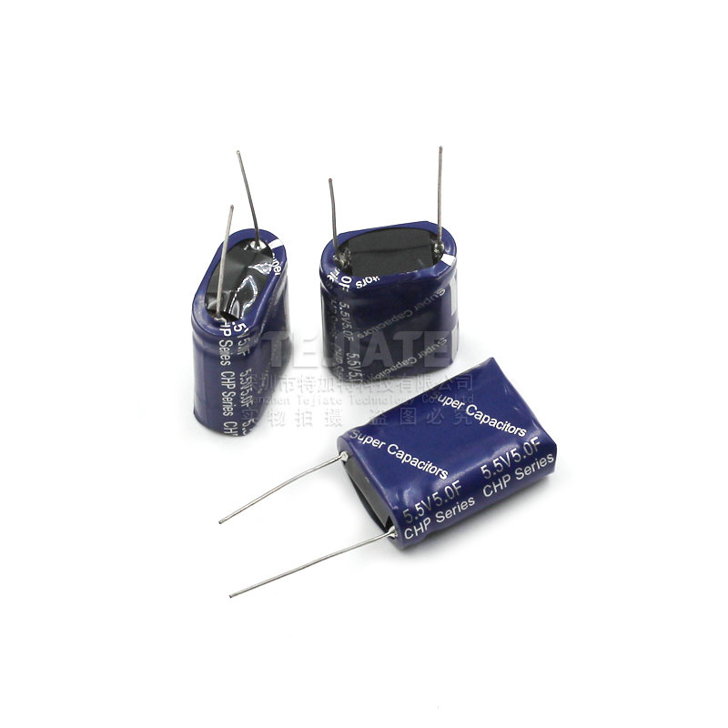 法拉电容 5.5V 5.0F 组合型 5.5V5F 长体 21*10*27MM 16MM脚距 TEJIATE/特加特