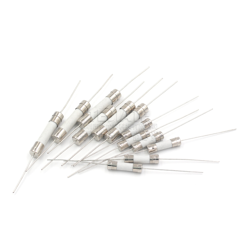 带引脚陶瓷保险丝 5*20/6*30MM 熔断器 250V 1A2A3A5A8A10A-30A TEJIATE/特加特