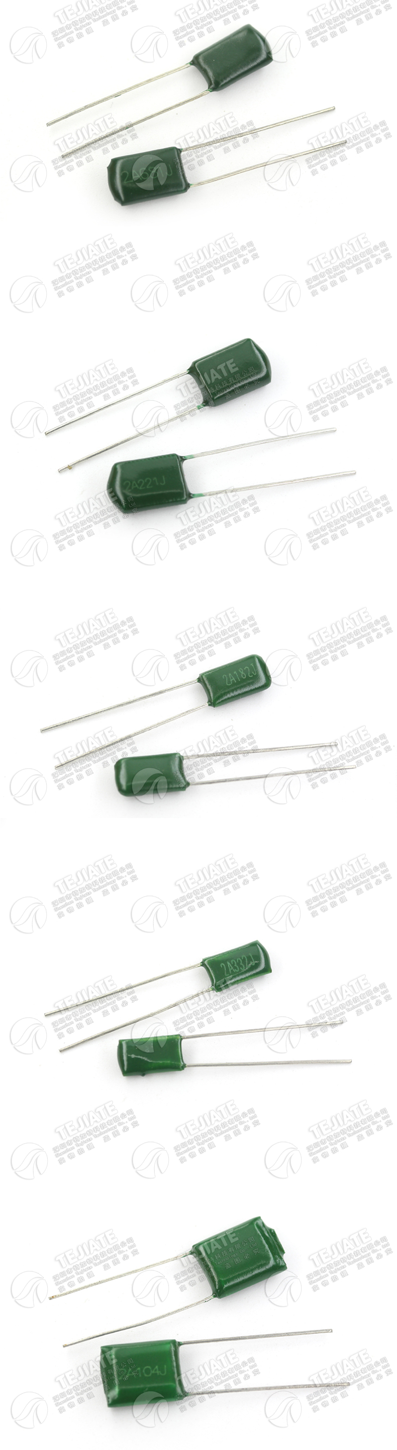 涤纶电容100V 100nF 0.1UF 0.15uF 2A104J 103J 223J 222 472 473