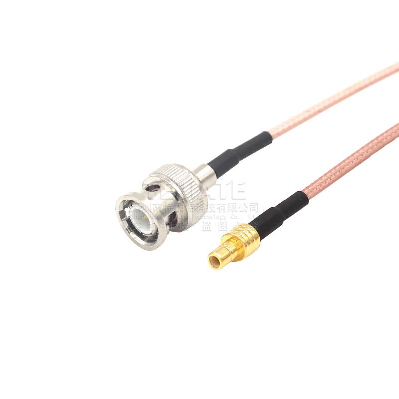 射频连接跳线 BNC公头转SMB母头 BNC/SMB-JJ Q9示波器转换延长线 TEJIATE/特加特