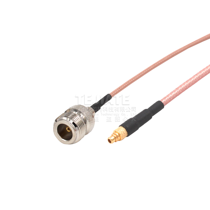 高频镀银转接线 N母头转MMCX公母头 L16/MMCX-JKRG316转MMCX弯公 TEJIATE/特加特