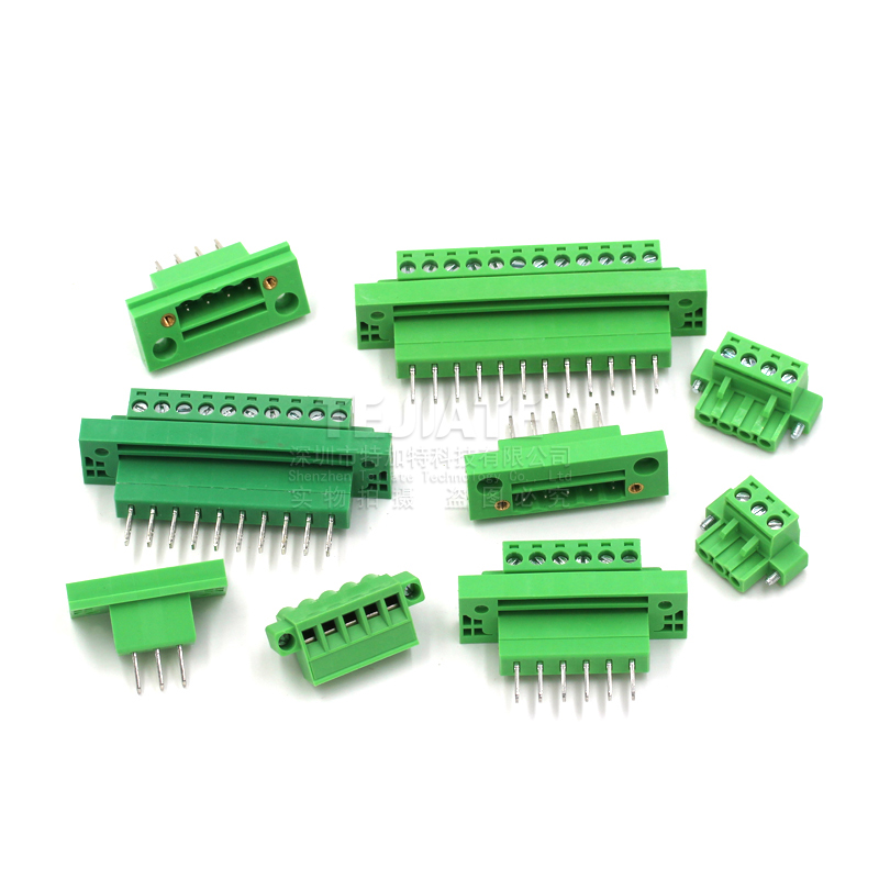 穿墙式接线端子 KF2EDGWB-5.08MM-2P3P4P5P6P8P10P12P 公母一对 TEJIATE/特加特