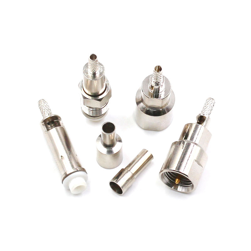 射频连接器 FME公母头开窗焊线式 FME-J-1.5内螺针 通讯电缆接头 TEJIATE/特加特