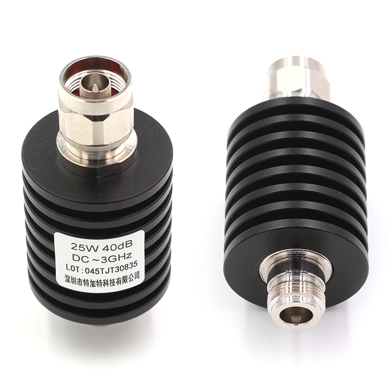 N型25W衰减器 大功率同轴衰减器 射频微波 5/10/15/20/30/1-40DB TEJIATE/特加特
