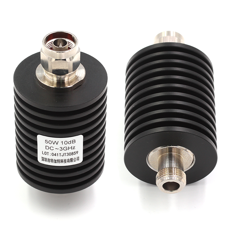 50W衰减器 N型大功率衰减器 N-JK 1-60DB/20DB/30DB/40DB DC-6GHz TEJIATE/特加特