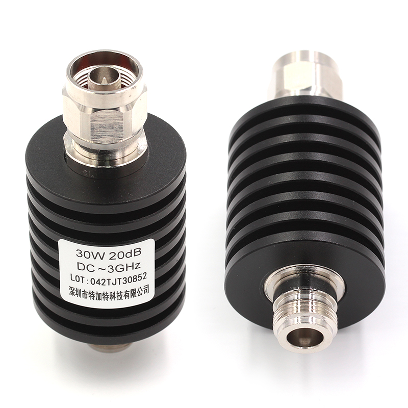 30W大功率衰减器 N型同轴固定衰减器DC-3GHz 5/10/20/30/1-40db TEJIATE/特加特