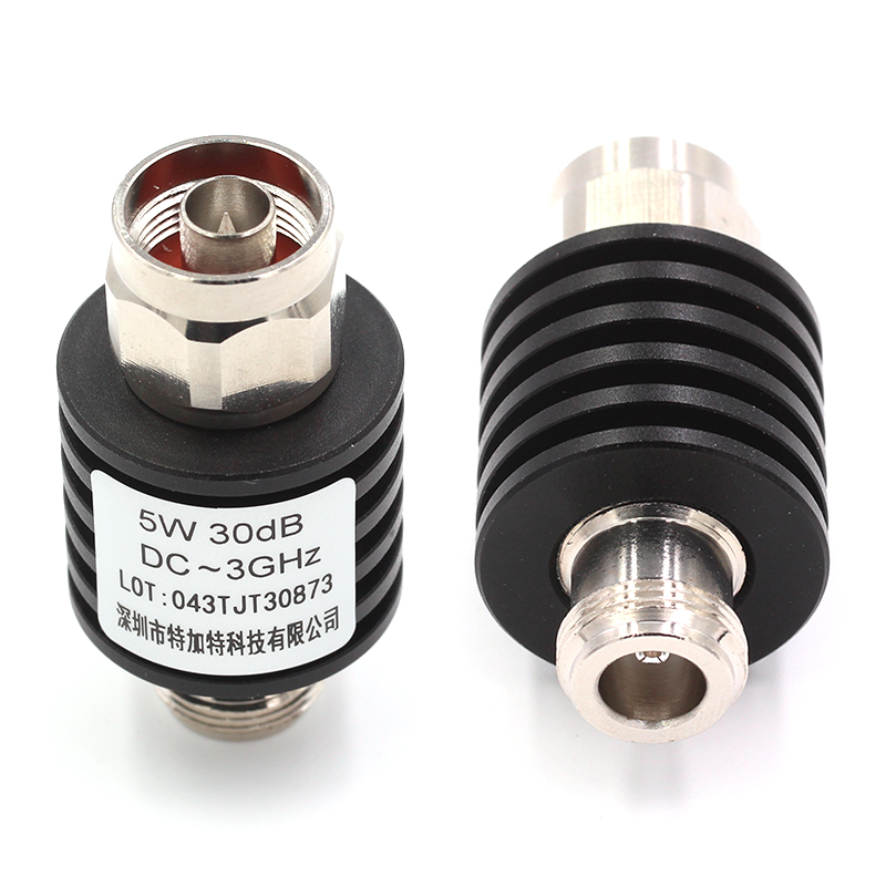 5W N型同轴固定衰减器 n-jk 频率DC-3-6GHz 10DB/20DB 1-40dB TEJIATE/特加特