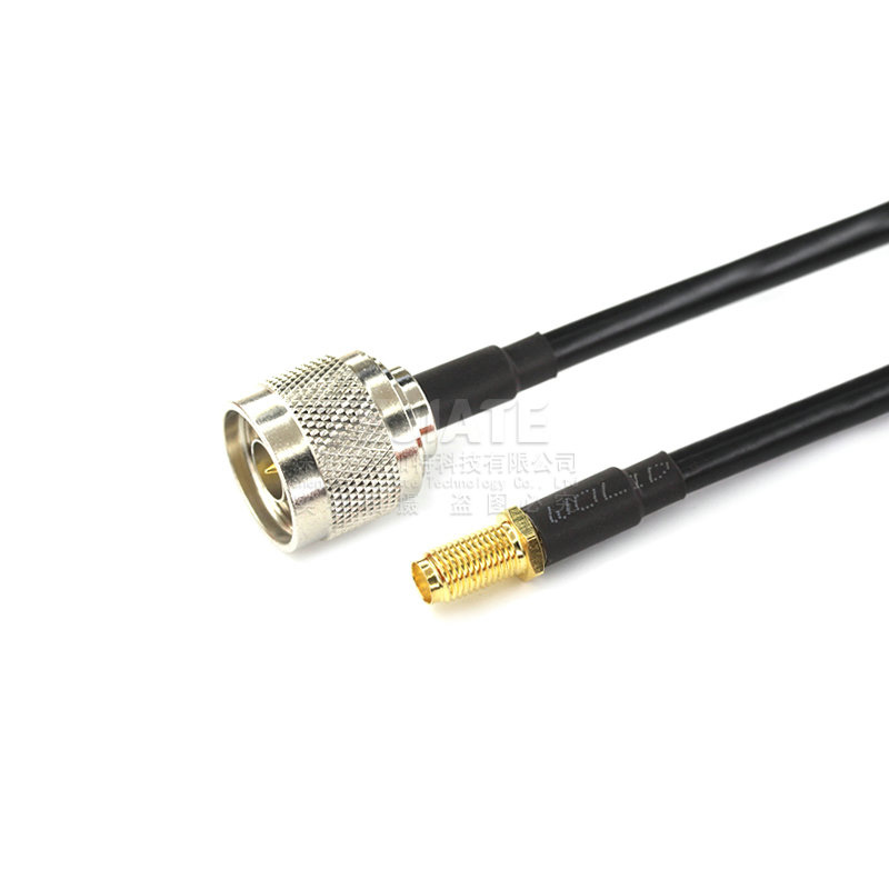 RG58/142射频转接线N-J/KF/JW转SMA-K外螺内孔针转N弯公头4孔法兰 TEJIATE/特加特