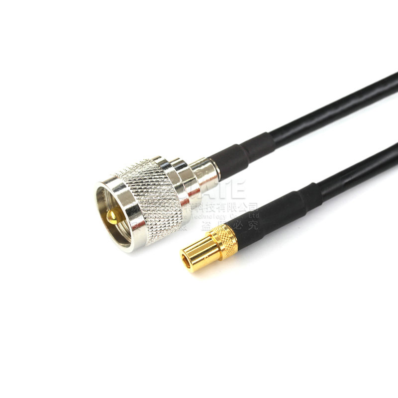 SMB/UHF-KK SMB母头转UHF外螺内孔延长线50欧姆-3 RG58/142转接线 TEJIATE/特加特