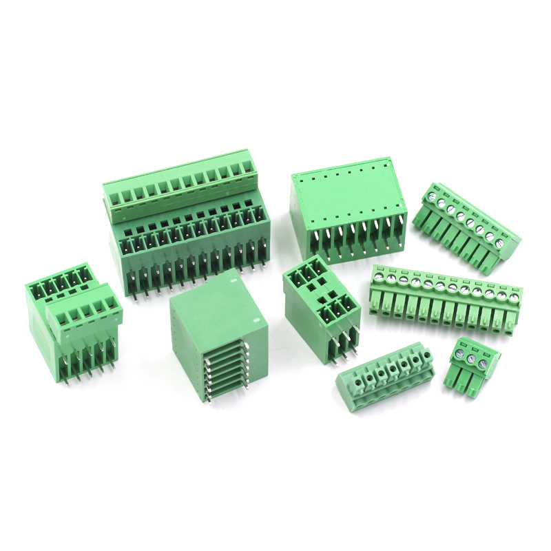PCB插拔式端子15EDGRH3.81mm双层插拔式接线端子双排弯针座配插头 TEJIATE/特加特