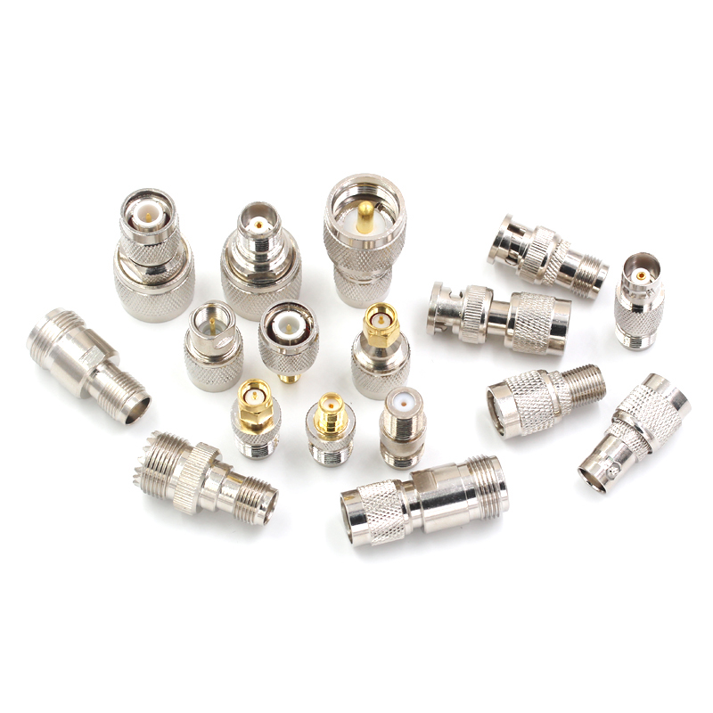 全铜射频同轴连接器TNC转SMA/UHF(SL16/M) N/FME/BNC公母头转接头 TEJIATE/特加特