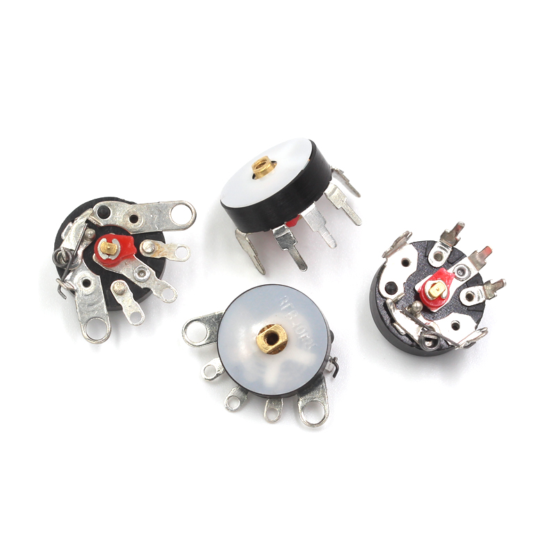 音量电位器收音机电位器 直脚 弯脚带开关B50K RV12MM B103 B10K TEJIATE/特加特