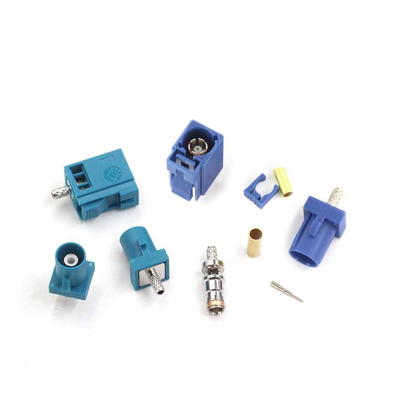 射频连接器FAKRA-C-J-K-1.5万能Z型焊接头汽车GPS天线公母头RG174 TEJIATE/特加特