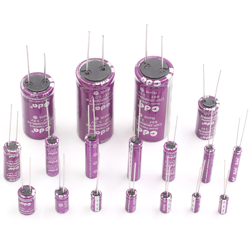 法拉电容 3V 1F/3.3F/10F/20/25F/60F 储备电源电容 行车记录仪用 TEJIATE/特加特