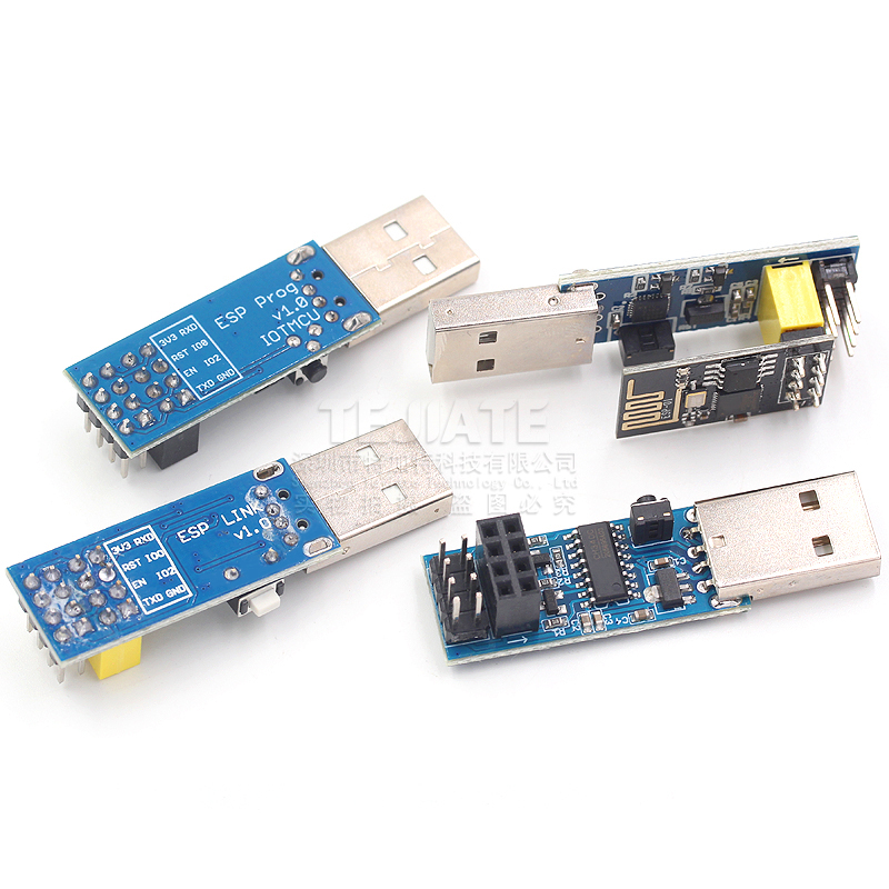 ESP8266 ESP01/01S无线WIFI模块下载器烧写器烧录器 ESP LINK调试 