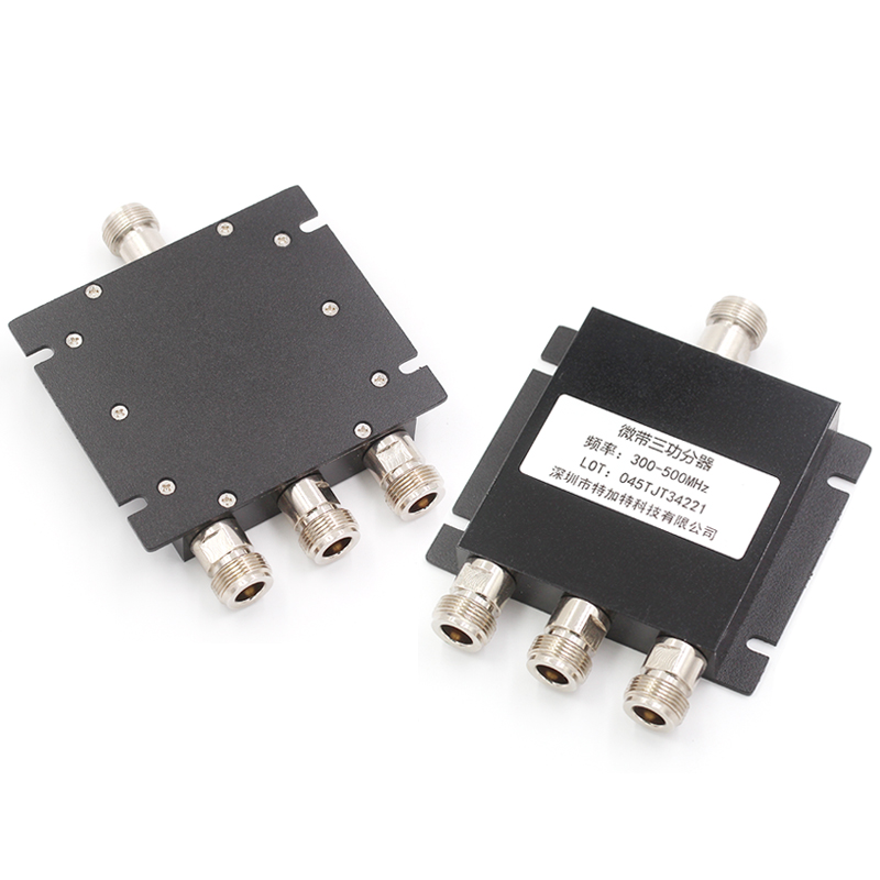 N型母头 微带功分器一分三 300-500MHZ 三功分功率分配器 TEJIATE/特加特