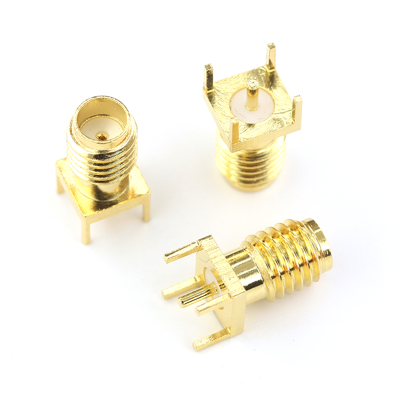 射频连接器 SSMA-KE SSMA-KHD 外螺内孔PCB焊板插座 迷你SMA母座 TEJIATE/特加特