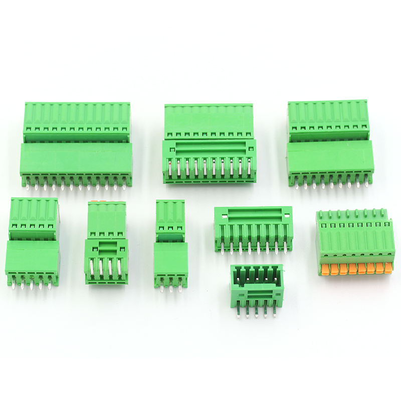 KF15/2EDGKD 2.5/2.54MM插拔式PCB接线端子直弯针插座2/3/4/5/12P TEJIATE/特加特