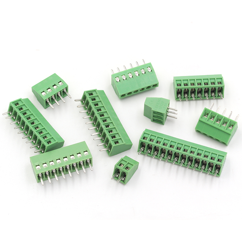 DG308接线端子KF128 2.54mm间距 120螺钉式PCB接线端子2/3P接插件 TEJIATE/特加特