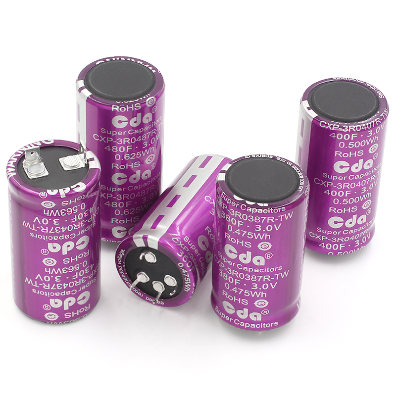 3.0V法拉电容 380F/380F/400F/430/480F 大电流可做汽车模组电容 TEJIATE/特加特