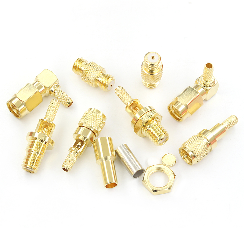 M5/L5转接头M5-J-1.5公头/M5-KY-1.5母头L5加速传感器RG316接线头 TEJIATE/特加特