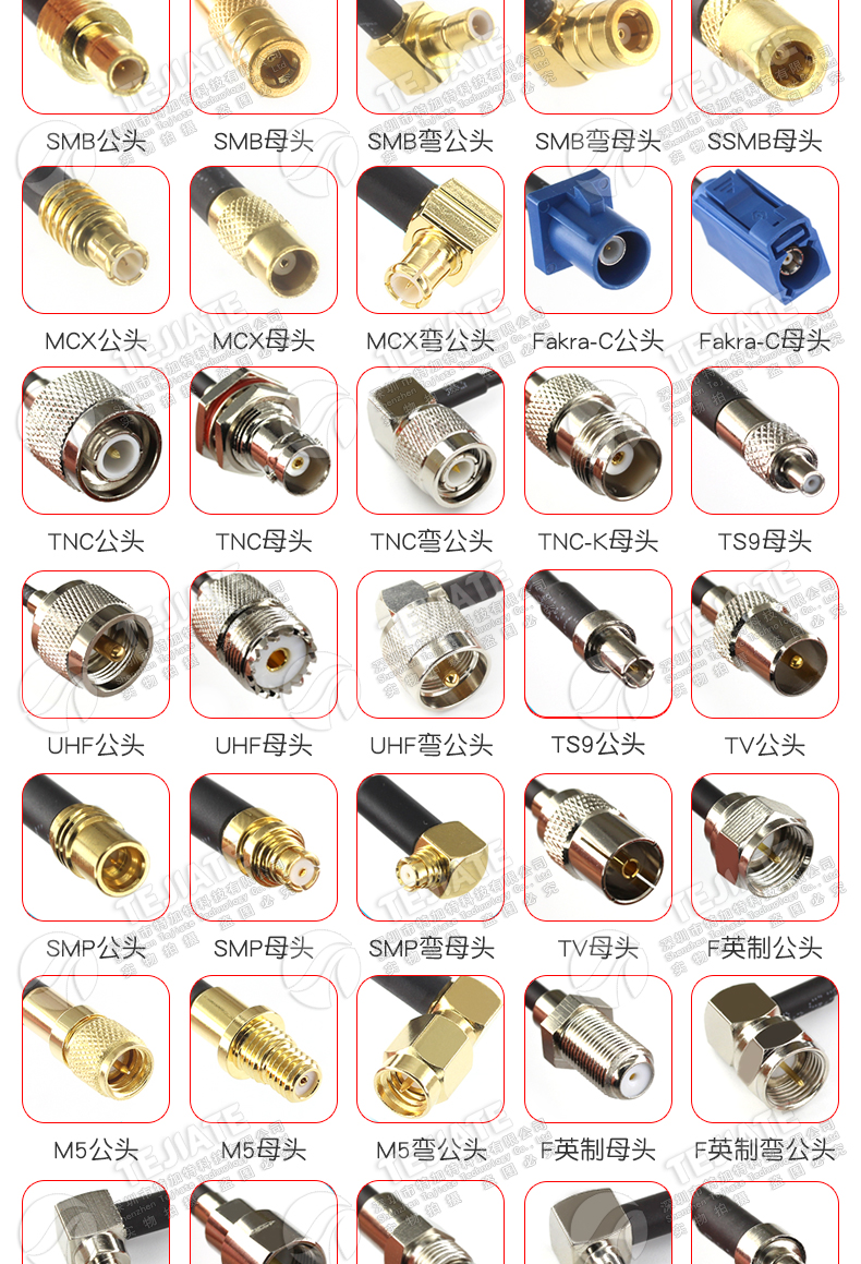 RG316镀银连接线TNC公转母 TNC-JJ/KY双公转接线 RF射频延长跳线