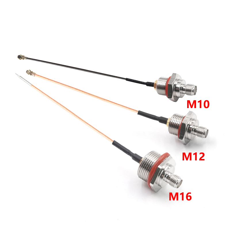 IPEX转SMA防水连接线 M10/M12/M16转接基站IP/AP天线盒固定射频线 TEJIATE/特加特