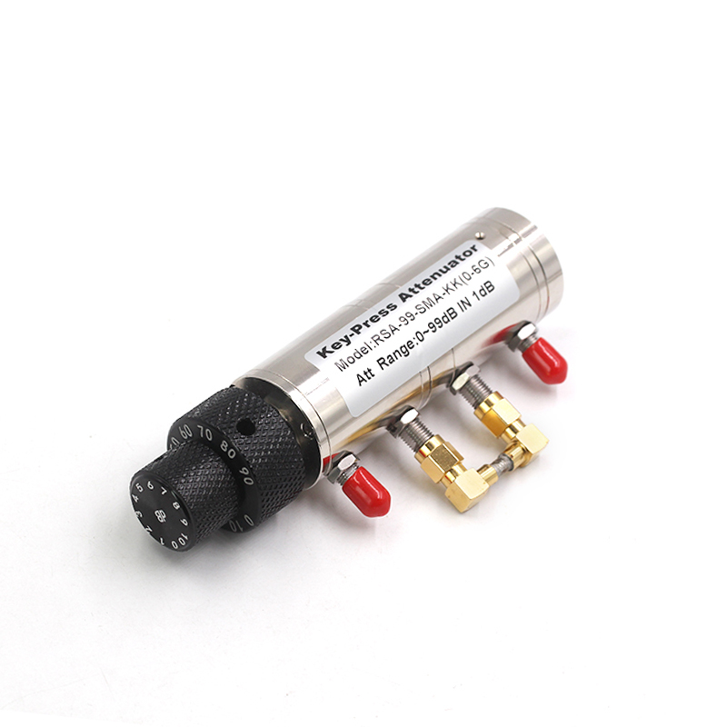 2W可调旋钮衰减器0-99DB步进1DB转鼓式SMA母SMA-KK双联旋钮式0-6G TEJIATE/特加特