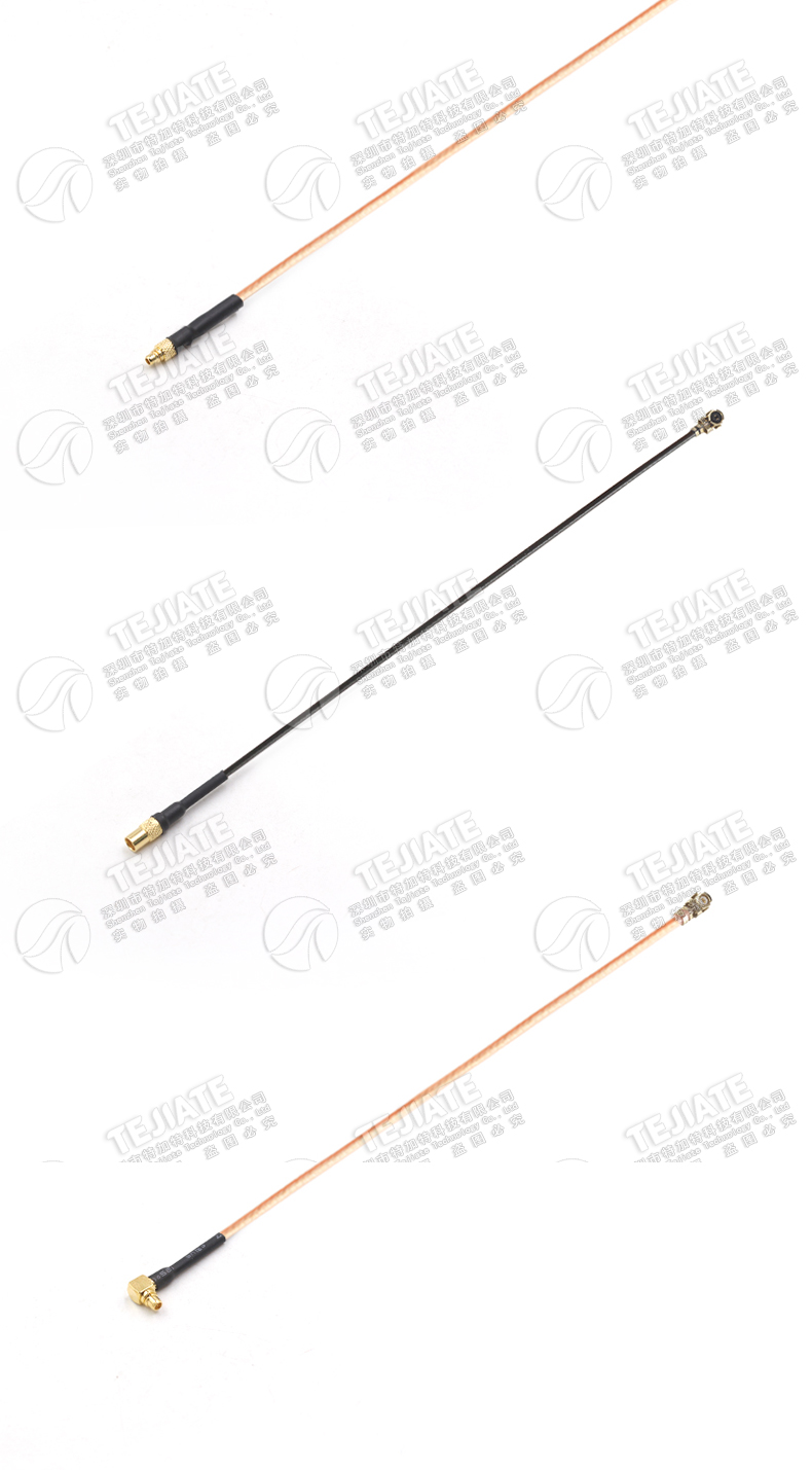 IPEX转MMCX射频转接线UF.L转MCX公母头延长连接线 RG178/1.13馈线