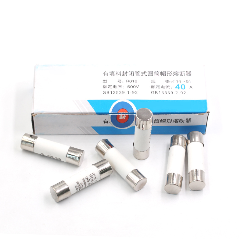 R016熔断器 RO16陶瓷保险丝管14X51 8A 10A 16A 25A 32A 40A 63A TEJIATE/特加特
