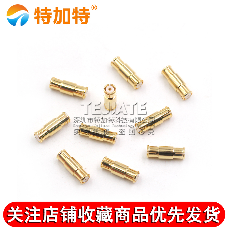 SMP转SMP射频转接头 SMP-KK母头转母头 GPO双通直通头转接器 0-6G TEJIATE/特加特